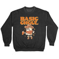 Basic Ghoul Crewneck Sweatshirt T-Shirts, Hoodie | PureTeeCo.com (Image 1)