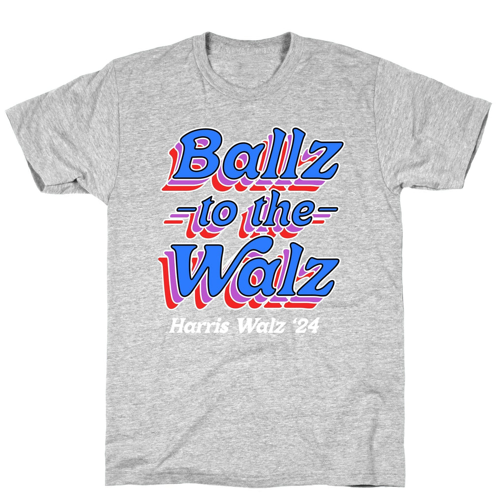 Ballz to the Walz (Harris Walz 2024) T-Shirt Style001 Hoodie, Sweatshirt | PureTeeCo.com (Image 1)