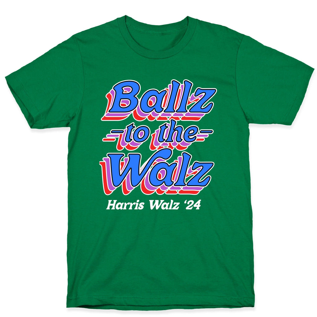 Ballz to the Walz (Harris Walz 2024) T-Shirt Style001 Hoodie, Sweatshirt | PureTeeCo.com (Image 3)