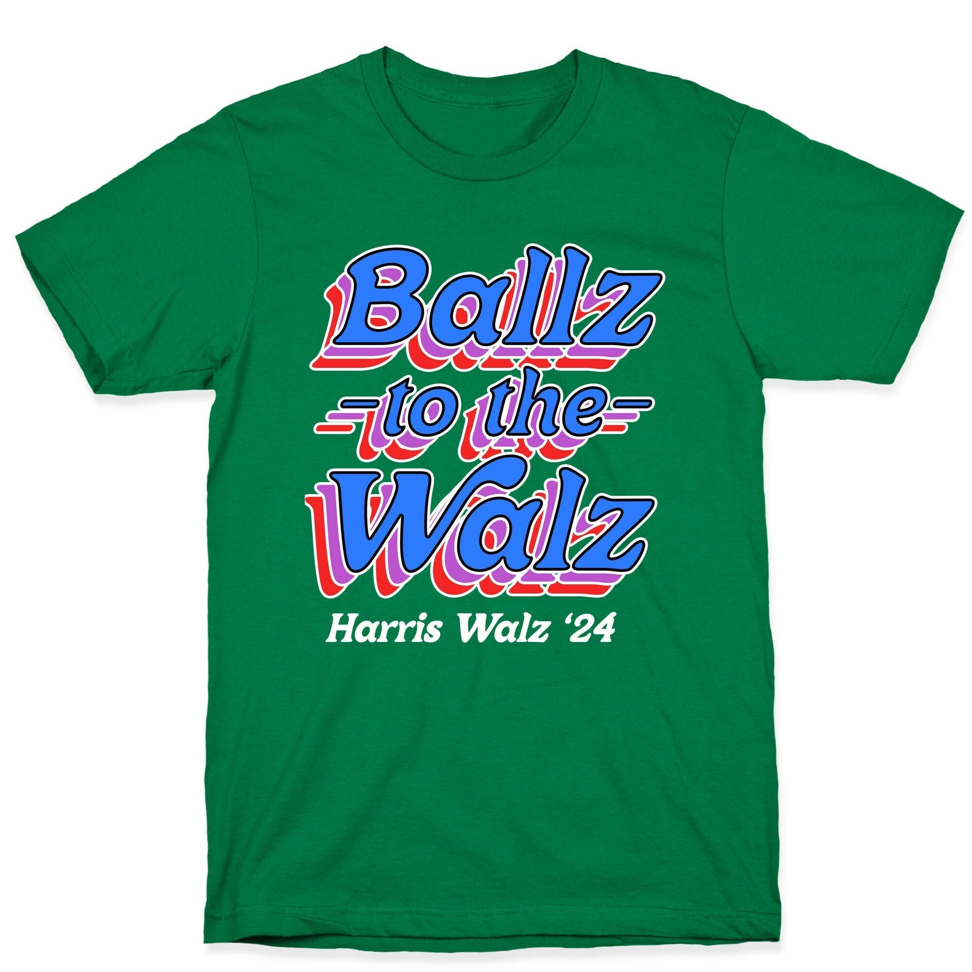Ballz to the Walz (Harris Walz 2024) T-Shirt Style001 Hoodie, Sweatshirt | PureTeeCo.com (Image 3)