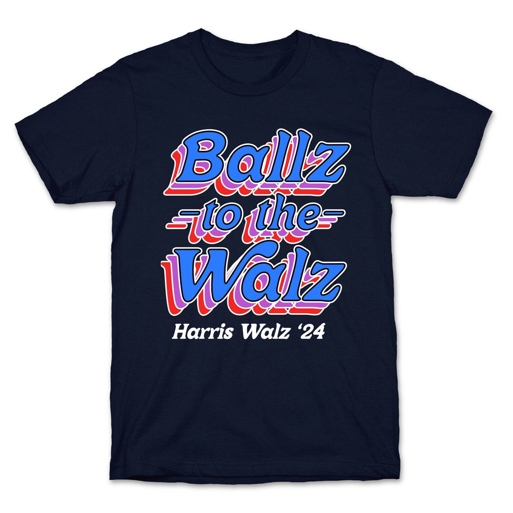 Ballz to the Walz (Harris Walz 2024) T-Shirt Style001 Hoodie, Sweatshirt | PureTeeCo.com (Image 4)