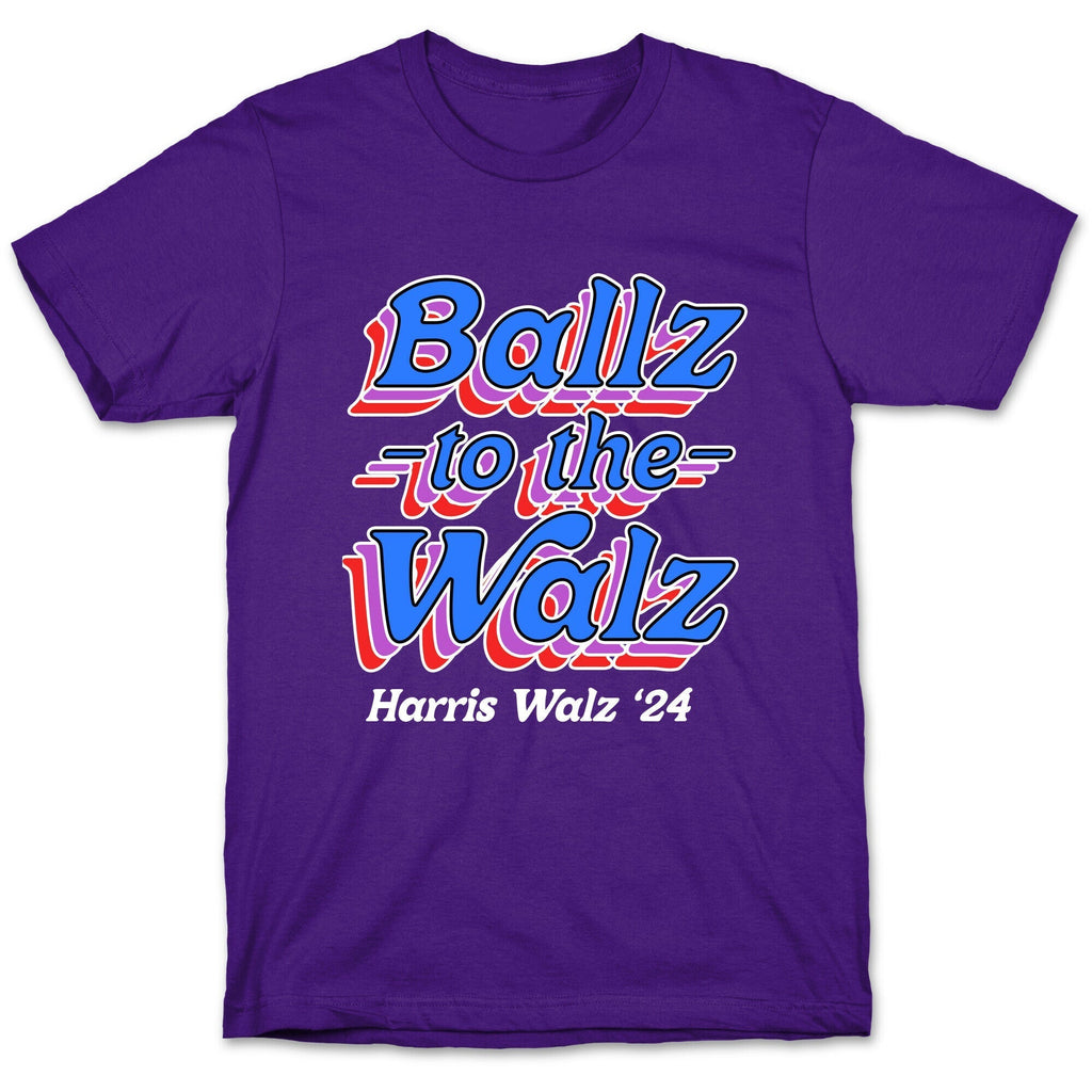 Ballz to the Walz (Harris Walz 2024) T-Shirt Style001 Hoodie, Sweatshirt | PureTeeCo.com (Image 5)