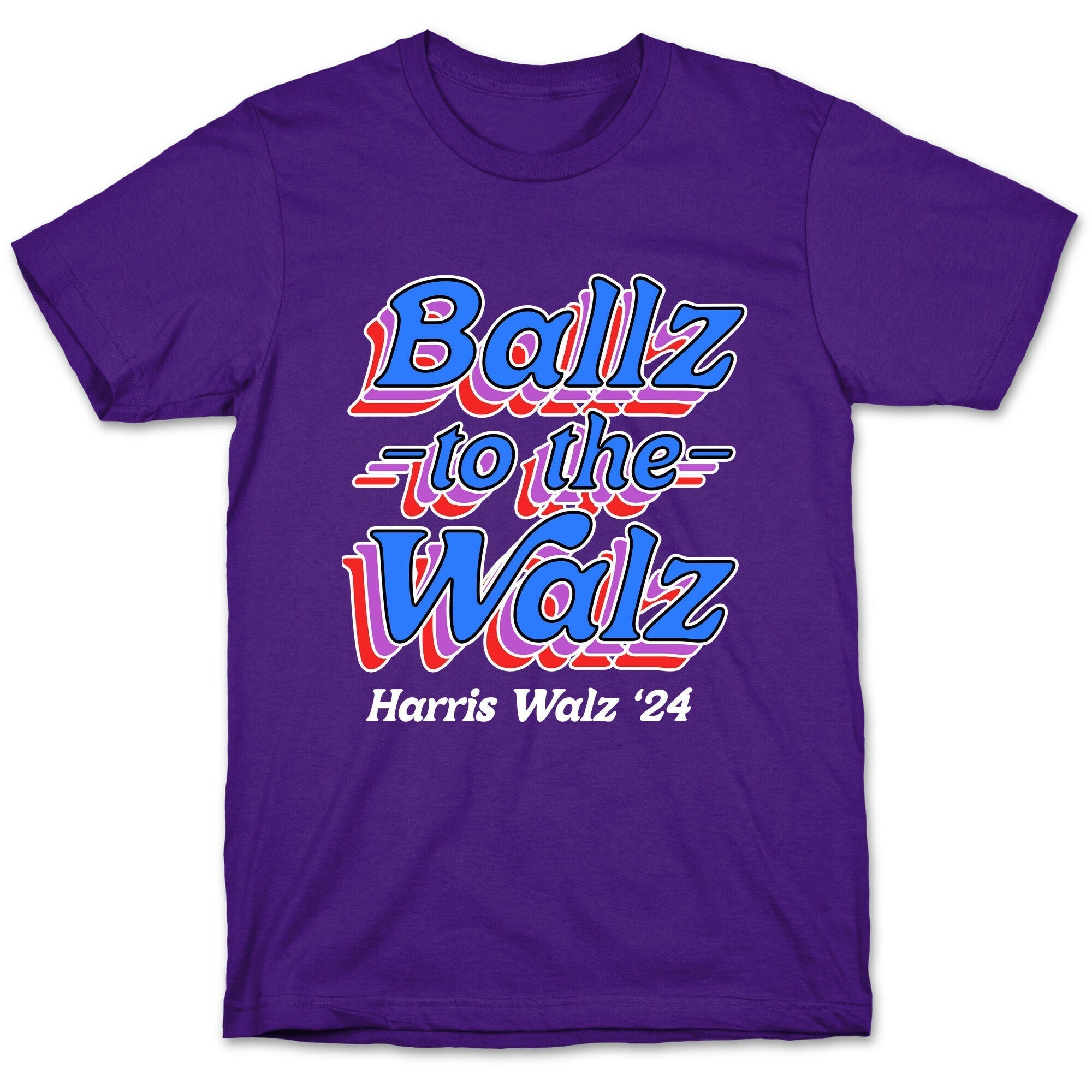 Ballz to the Walz (Harris Walz 2024) T-Shirt Style001 Hoodie, Sweatshirt | PureTeeCo.com (Image 5)