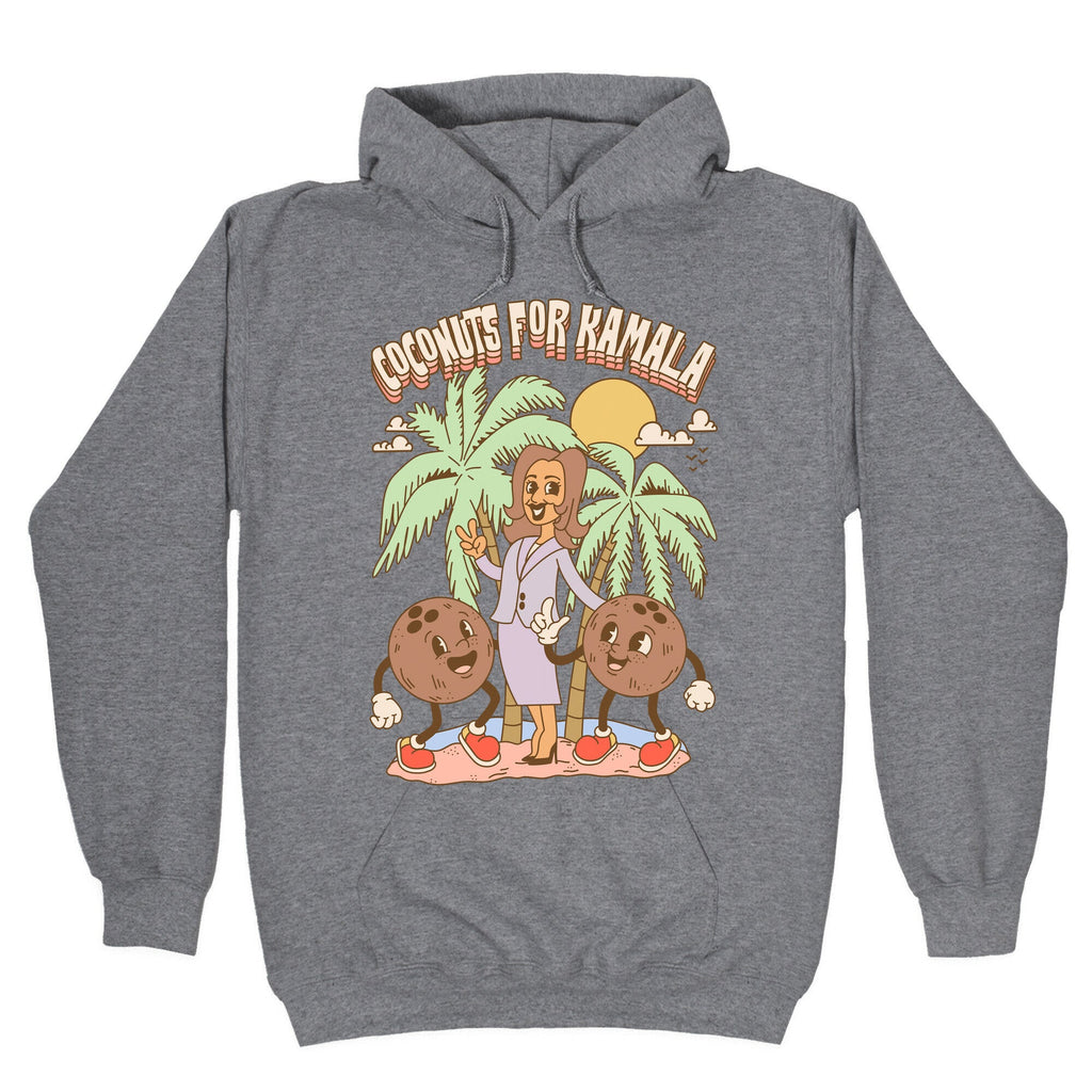 Coconuts For Kamala Hoodie T-Shirts, Sweatshirt | PureTeeCo.com (Image 1)