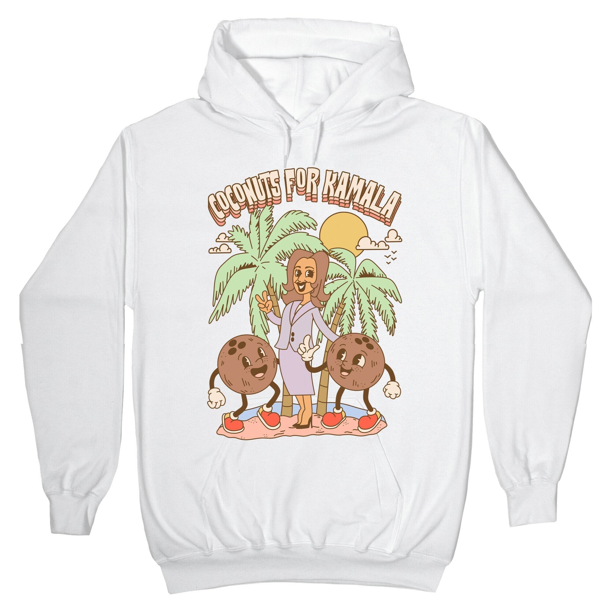 Coconuts For Kamala Hoodie T-Shirts, Sweatshirt | PureTeeCo.com (Image 4)
