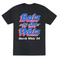 Balz to the Walz \(Harris Walz 2024\) Unisex Triblend Tee Hoodie, Sweatshirt | PureTeeCo.com (Image 1)
