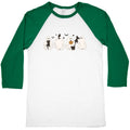 Cute Ghost Cats Baseball Tee Hoodie, Sweatshirt | PureTeeCo.com (Image 1)