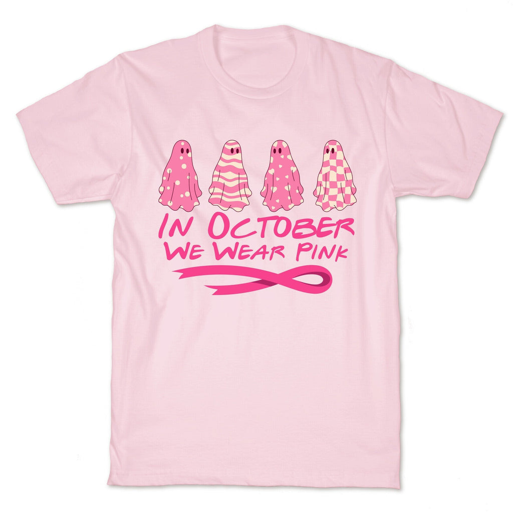 Ghost October Breast Cancer Awareness T-Shirt Hoodie, Sweatshirt | PureTeeCo.com (Image 5)