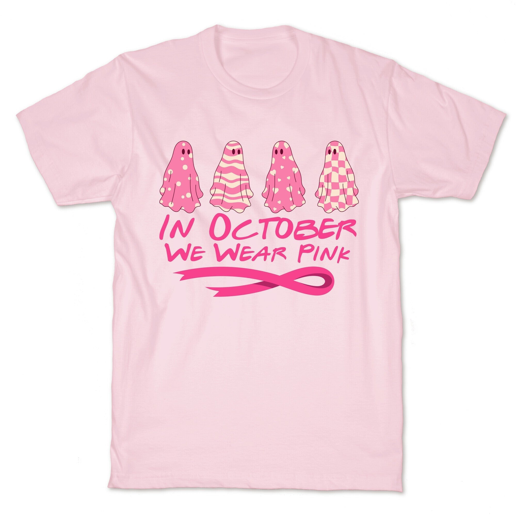 Ghost October Breast Cancer Awareness T-Shirt Hoodie, Sweatshirt | PureTeeCo.com (Image 5)