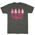 Ghost October Breast Cancer Awareness Unisex Triblend Tee Hoodie, Sweatshirt | PureTeeCo.com (Image 1)