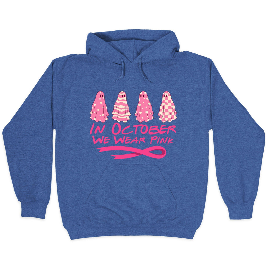 Ghost October Breast Cancer Awareness Hoodie T-Shirts, Sweatshirt | PureTeeCo.com (Image 2)