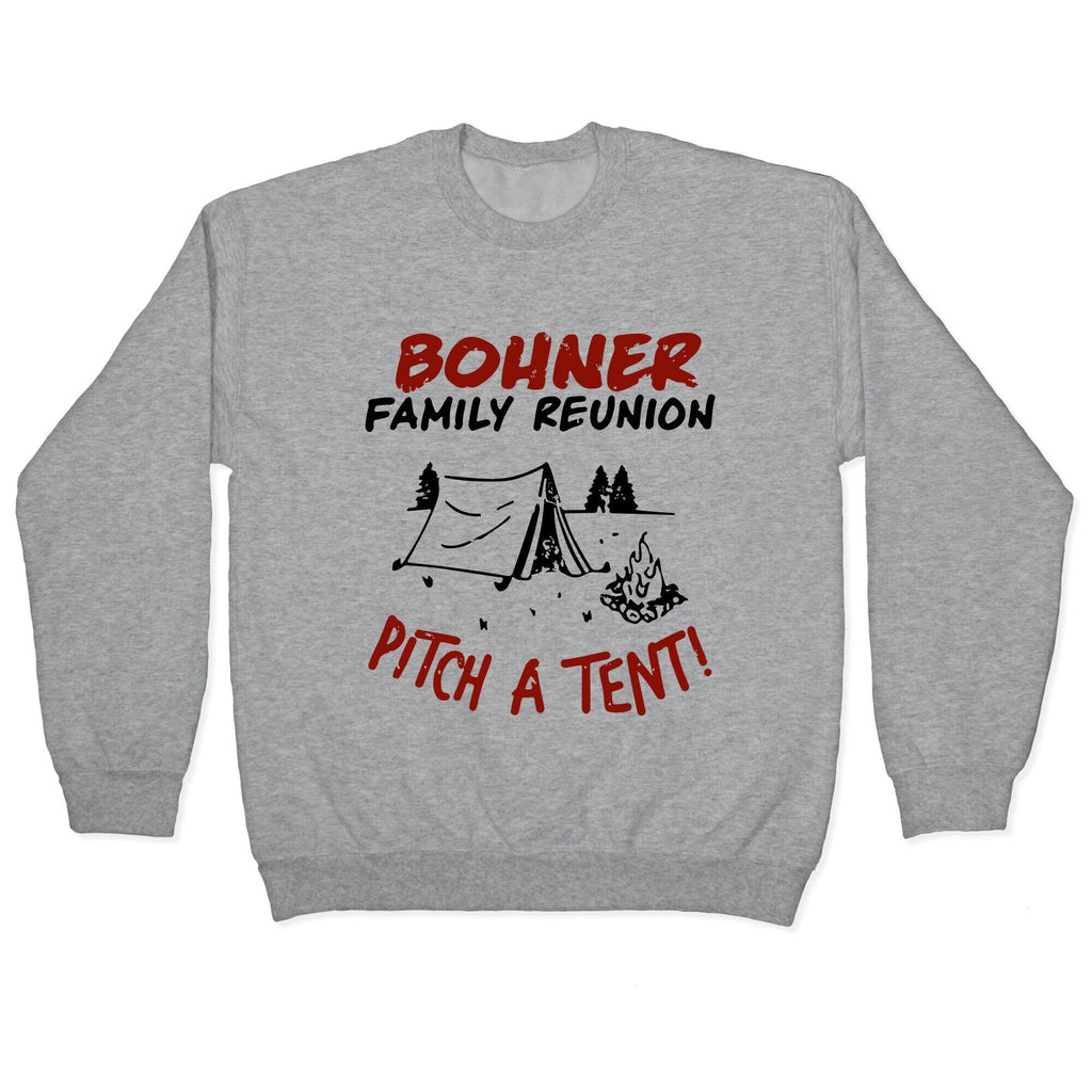Bohner Family Reunion Crewneck Sweatshirt T-Shirts, Hoodie | PureTeeCo.com (Image 1)
