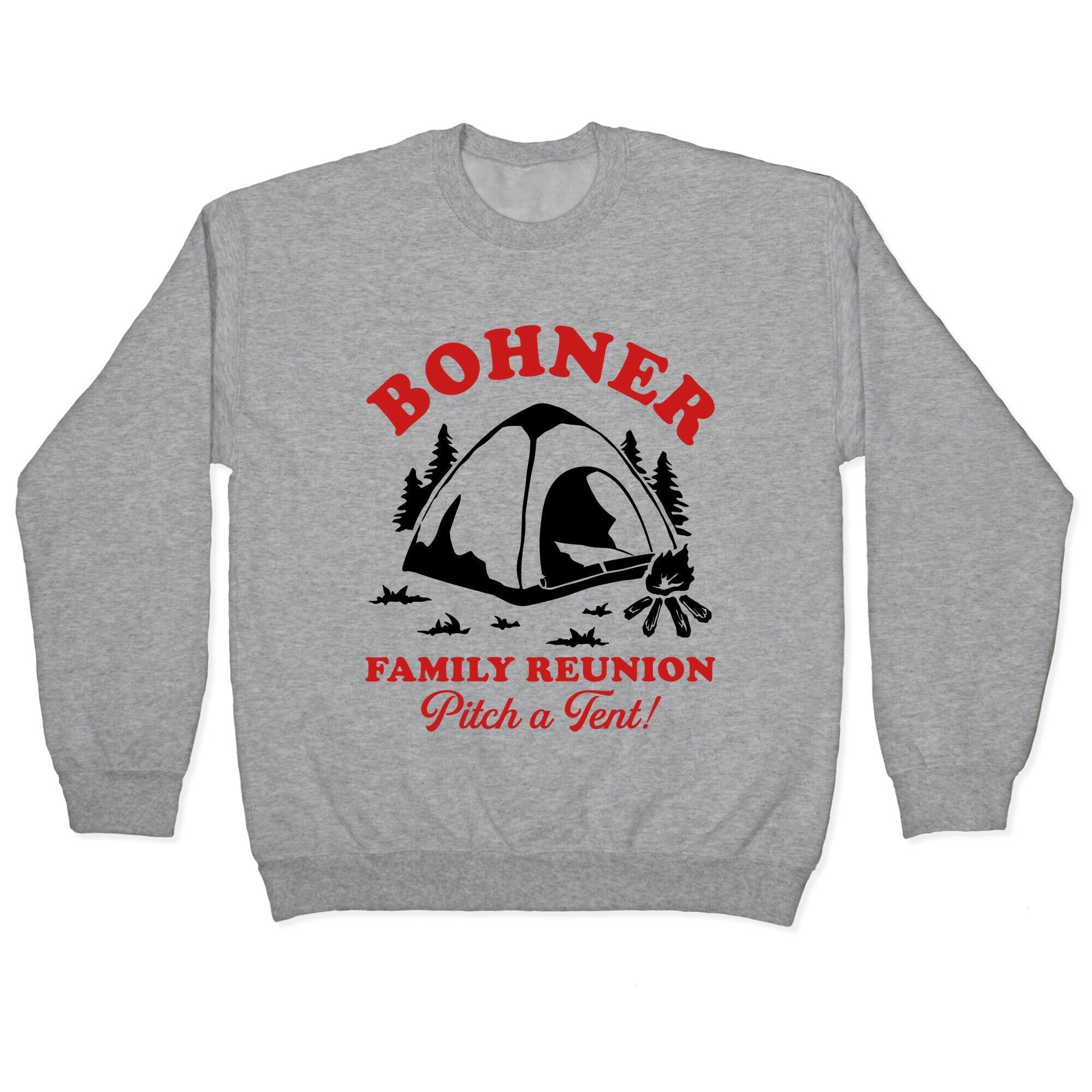 Bohner Family Reunion Crewneck Sweatshirt Style001 T-Shirts, Hoodie | PureTeeCo.com (Image 1)