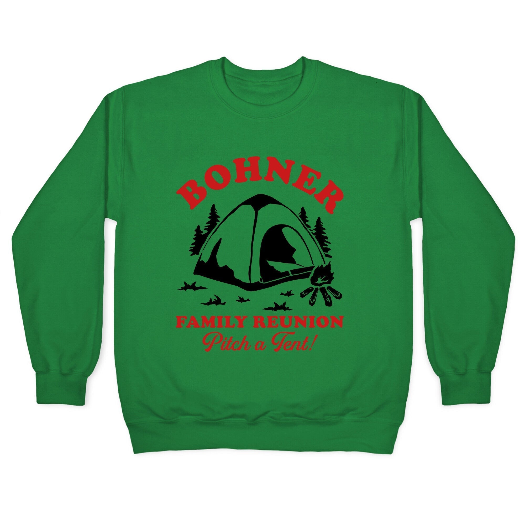Bohner Family Reunion Crewneck Sweatshirt Style001 T-Shirts, Hoodie | PureTeeCo.com (Image 2)