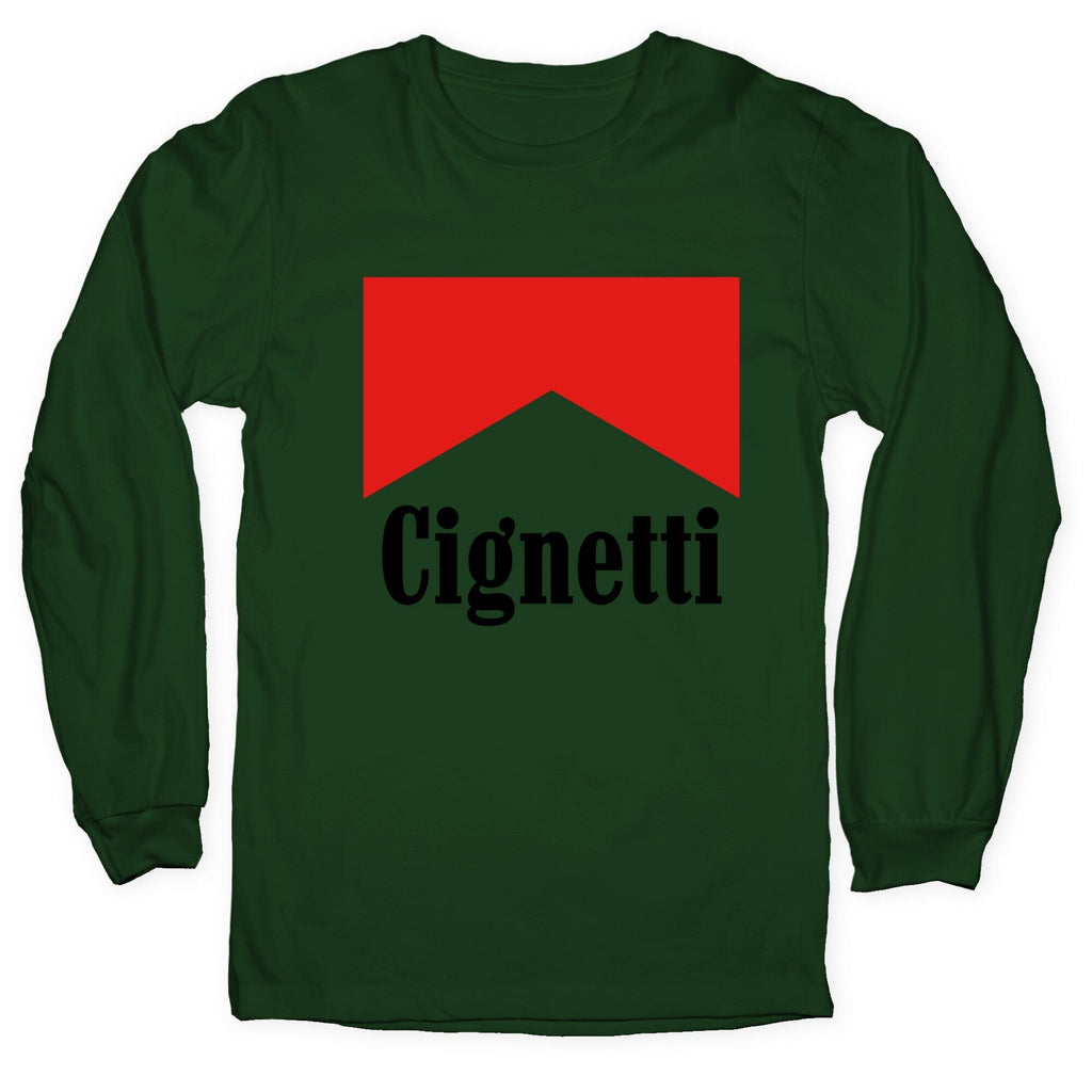 Cignetti Longsleeve Tee Hoodie, Sweatshirt | PureTeeCo.com (Image 1)