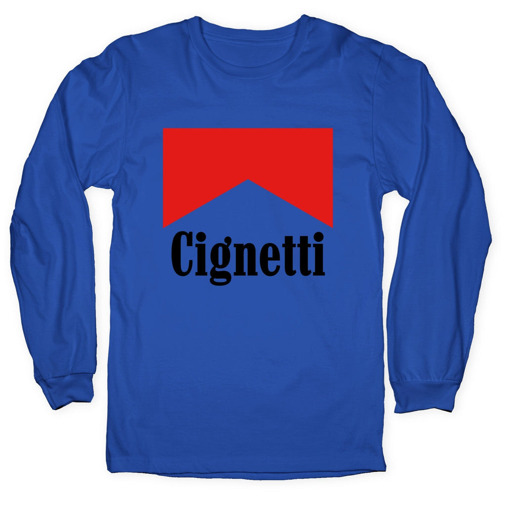 Cignetti Longsleeve Tee Hoodie, Sweatshirt | PureTeeCo.com (Image 3)