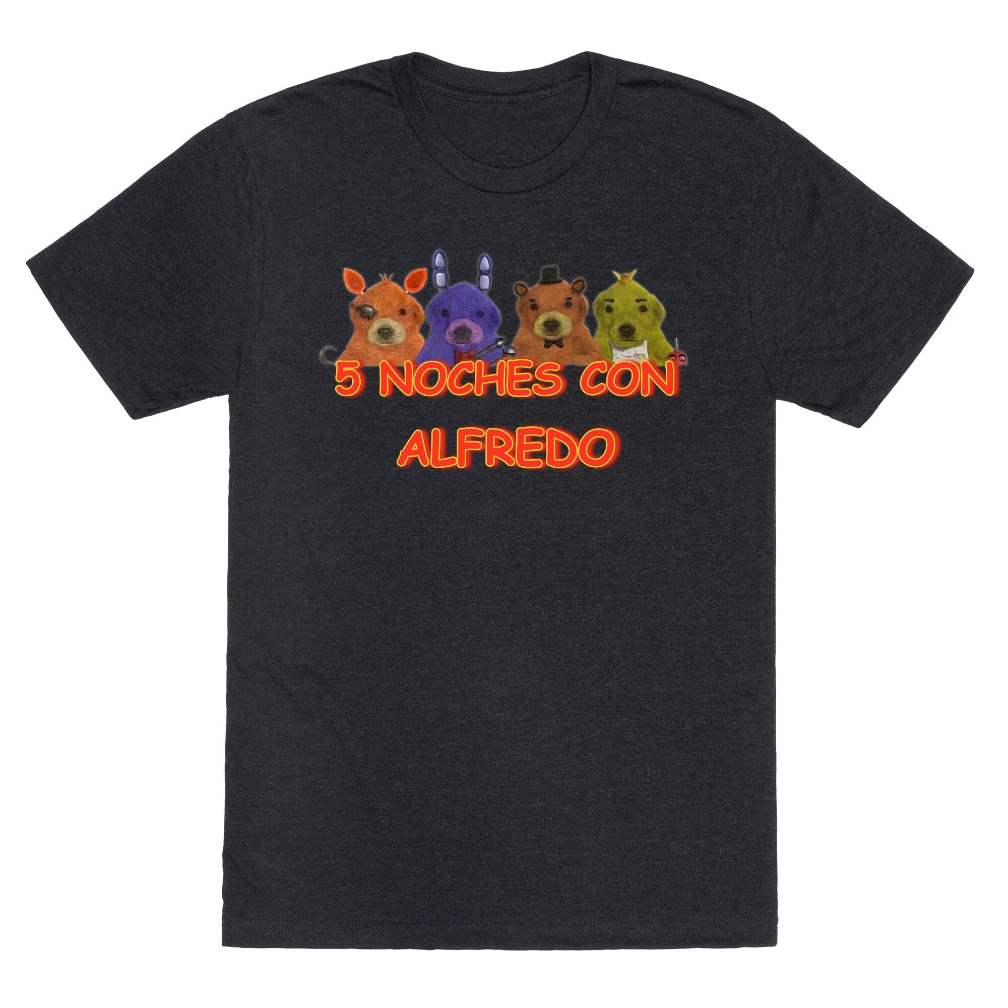 5 Noches Con Alfredo Unisex Triblend Tee Hoodie, Sweatshirt | PureTeeCo.com (Image 1)