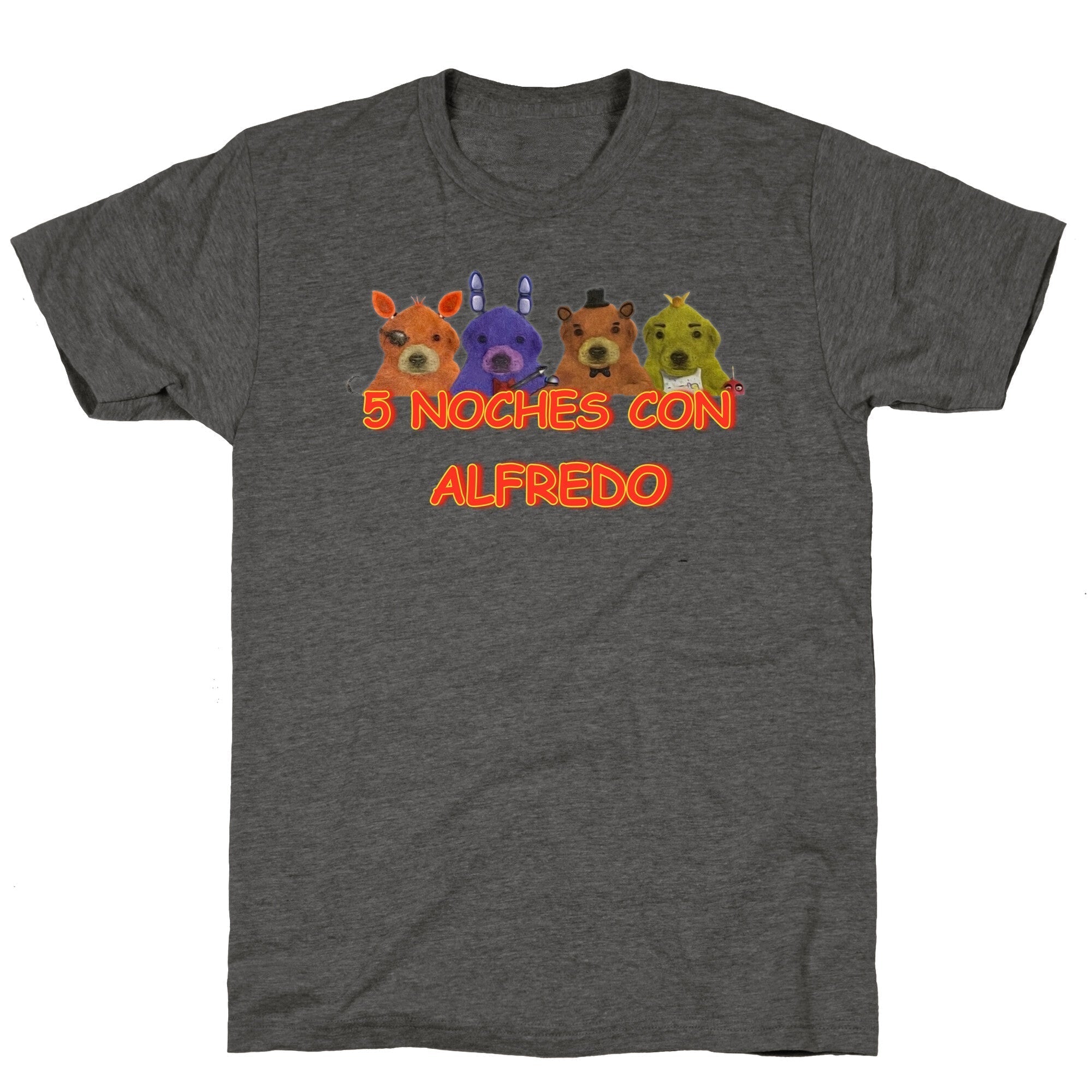 5 Noches Con Alfredo Unisex Triblend Tee Hoodie, Sweatshirt | PureTeeCo.com (Image 2)
