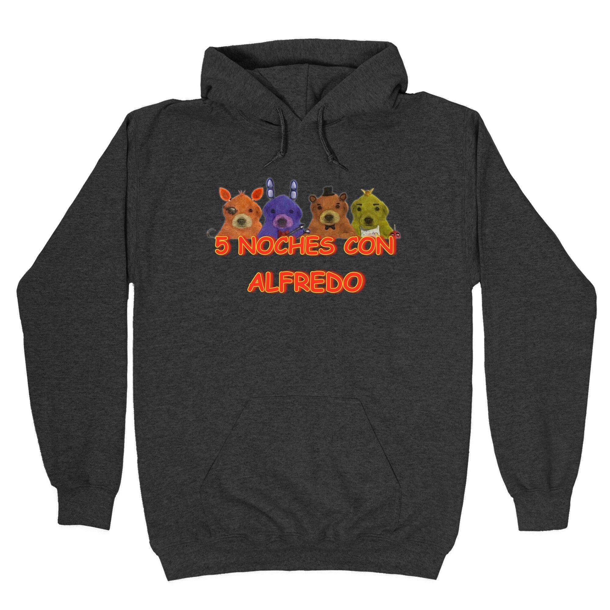 5 Noches Con Alfredo Hoodie T-Shirts, Sweatshirt | PureTeeCo.com (Image 3)