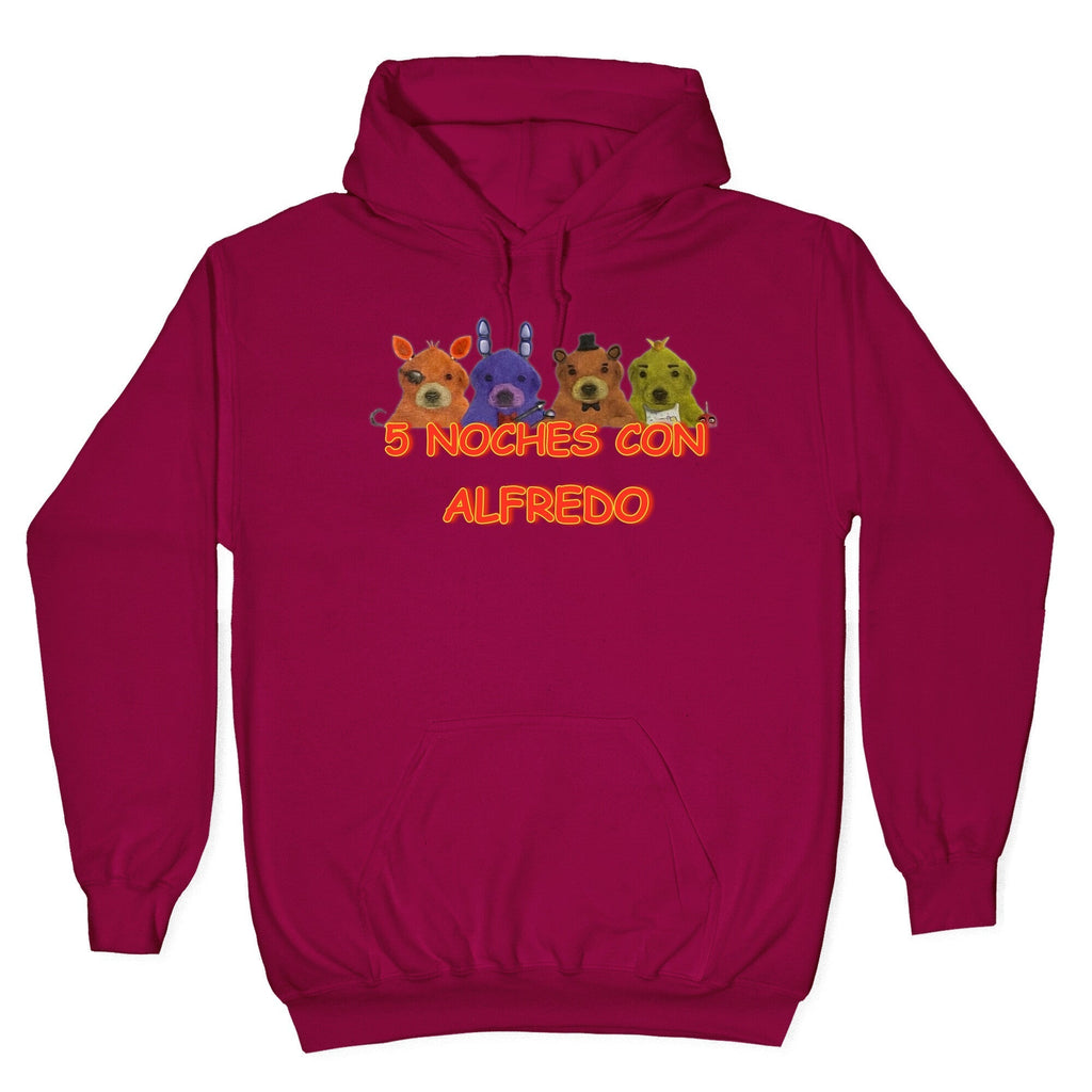 5 Noches Con Alfredo Hoodie T-Shirts, Sweatshirt | PureTeeCo.com (Image 5)