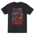 A Fuck Must Be Earned Unisex Triblend Tee Hoodie, Sweatshirt | PureTeeCo.com (Image 1)
