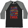 A Fuck Must Be Earned Baseball Tee Hoodie, Sweatshirt | PureTeeCo.com (Image 1)