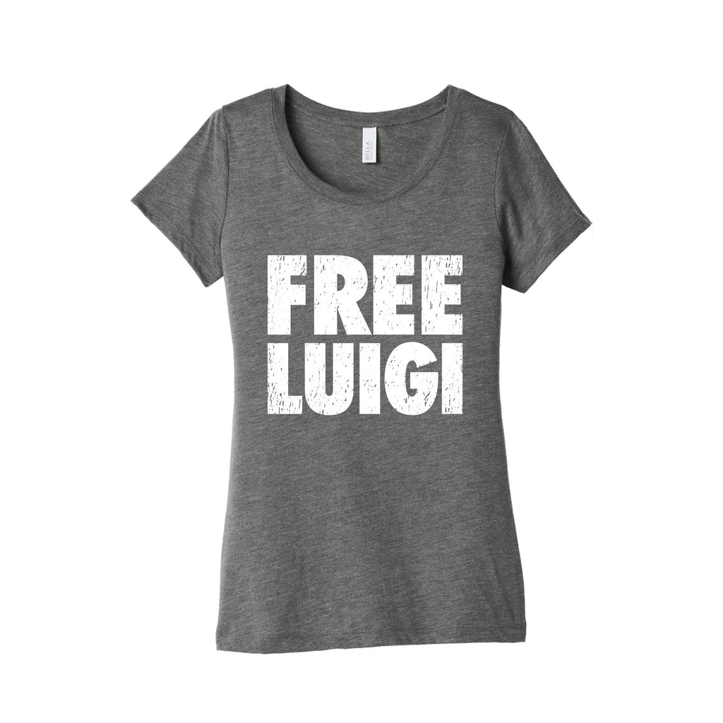 Free Luigi Womens Triblend Tee Style001 Hoodie, Sweatshirt | PureTeeCo.com (Image 2)