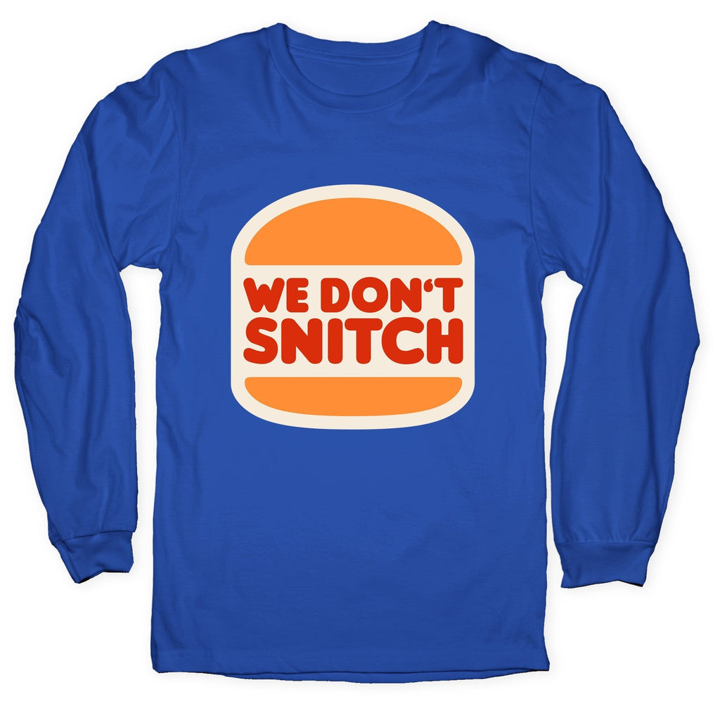 BK We Dont Snitch Luigi Mangione Longsleeve Tee Hoodie, Sweatshirt | PureTeeCo.com (Image 3)