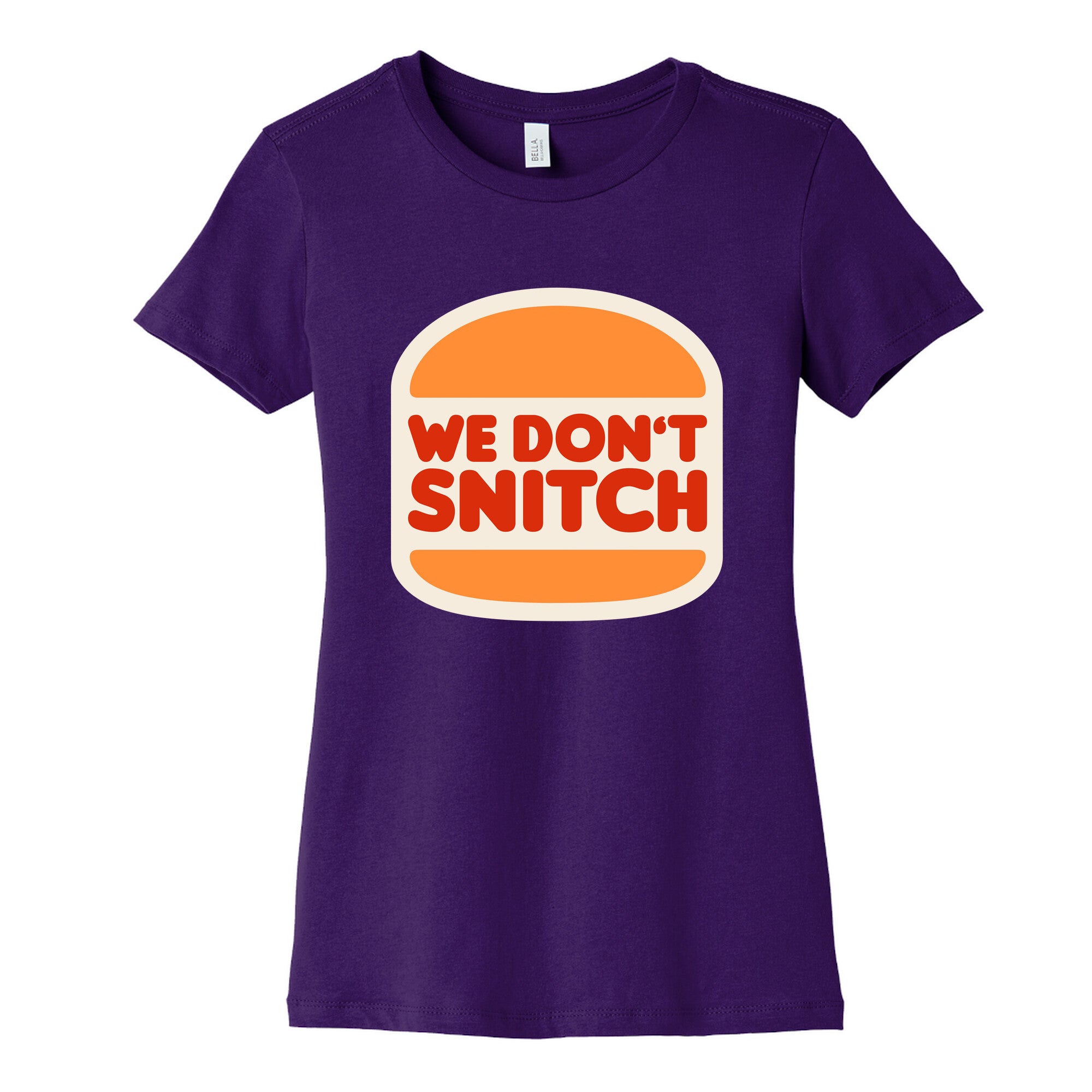BK We Dont Snitch Luigi Mangione Womens Cotton Tee Hoodie, Sweatshirt | PureTeeCo.com (Image 4)