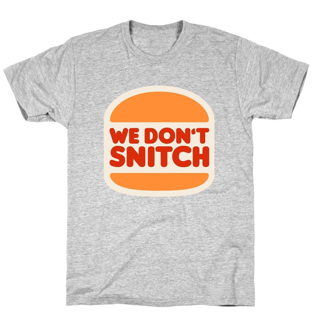 BK We Dont Snitch Luigi Mangione T-Shirt Hoodie, Sweatshirt | PureTeeCo.com (Image 1)