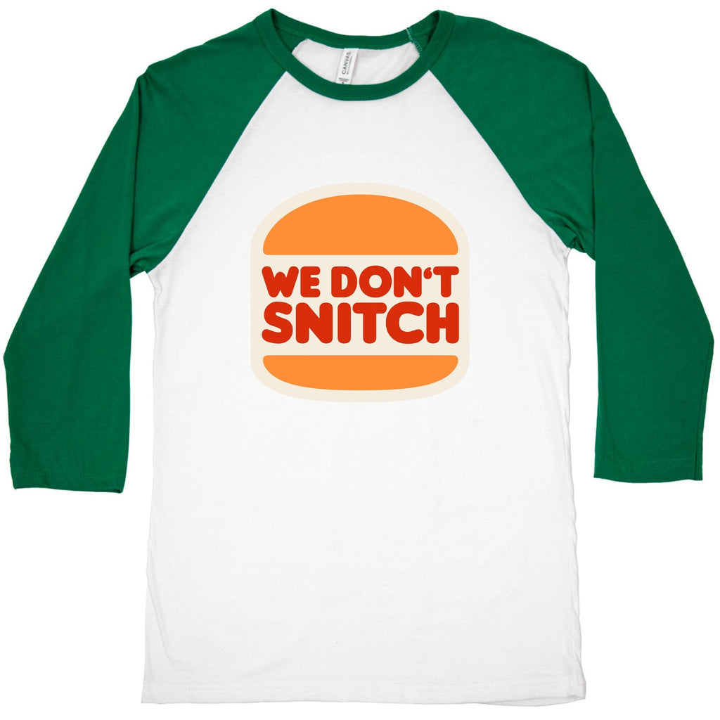 BK We Dont Snitch Luigi Mangione Baseball Tee Hoodie, Sweatshirt | PureTeeCo.com (Image 2)