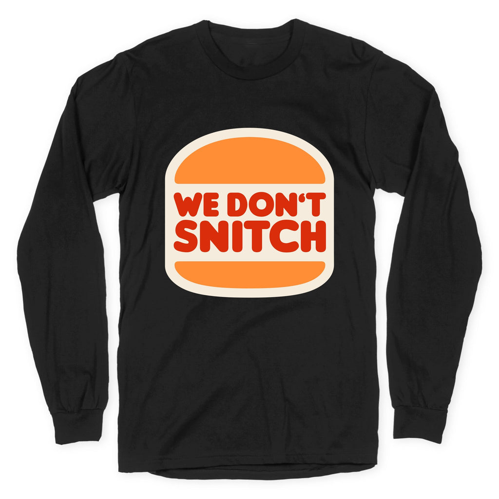 BK We Dont Snitch Luigi Mangione Longsleeve Tee Style001 Hoodie, Sweatshirt | PureTeeCo.com (Image 1)