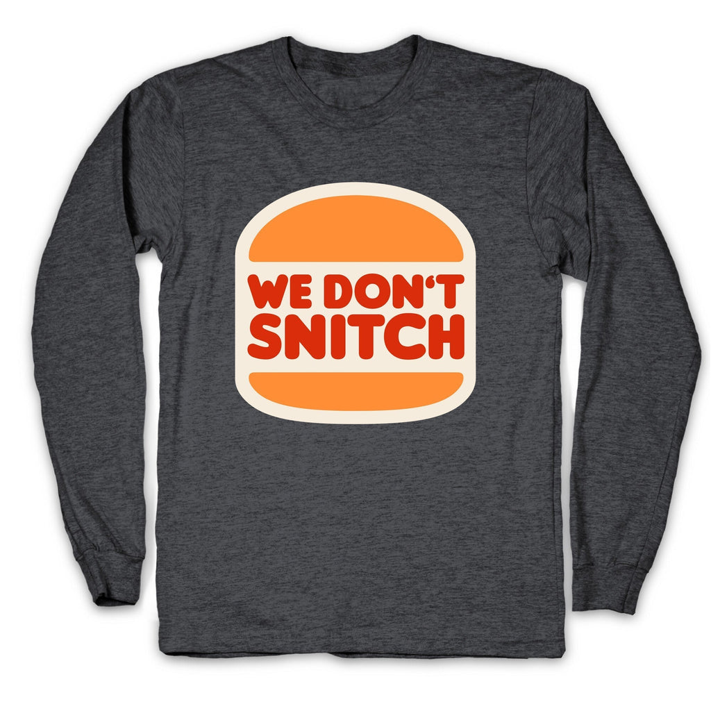 BK We Dont Snitch Luigi Mangione Longsleeve Tee Style001 Hoodie, Sweatshirt | PureTeeCo.com (Image 2)