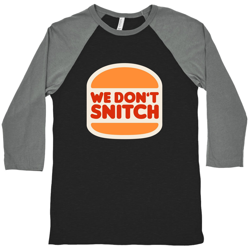 BK We Dont Snitch Luigi Mangione Baseball Tee Style001 Hoodie, Sweatshirt | PureTeeCo.com (Image 1)