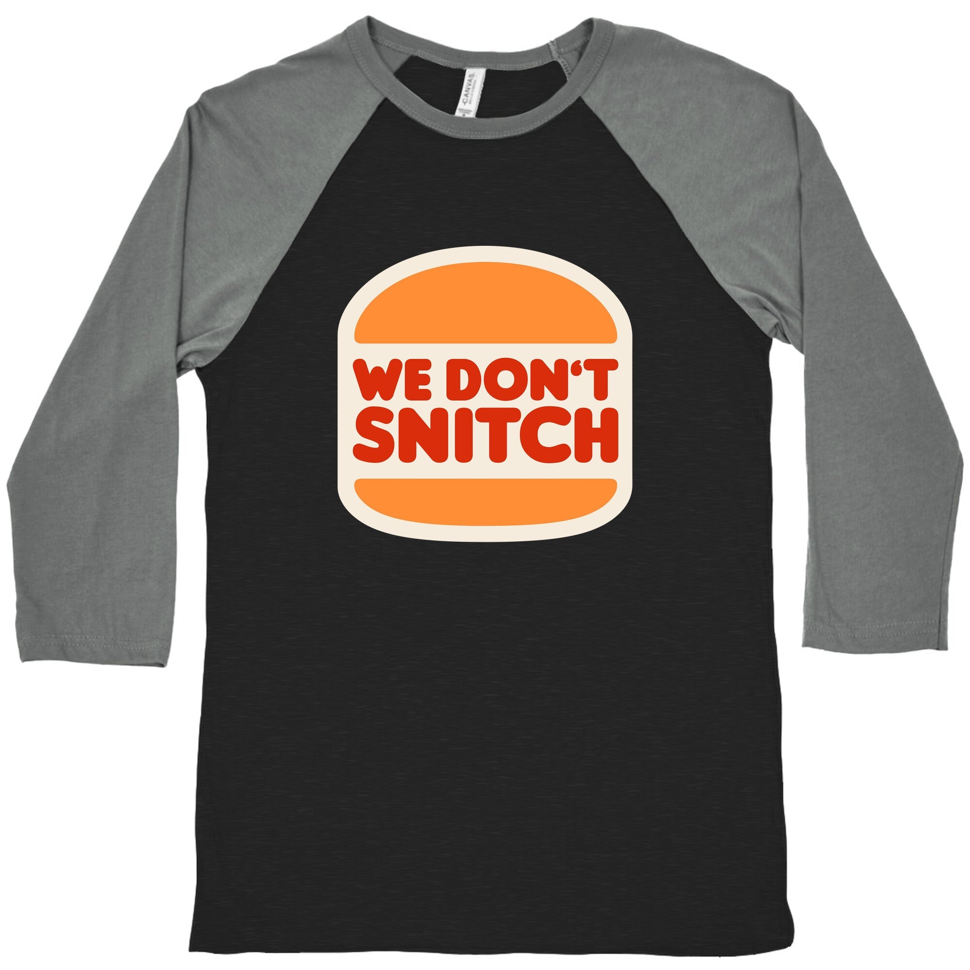 BK We Dont Snitch Luigi Mangione Baseball Tee Style001 Hoodie, Sweatshirt | PureTeeCo.com (Image 1)