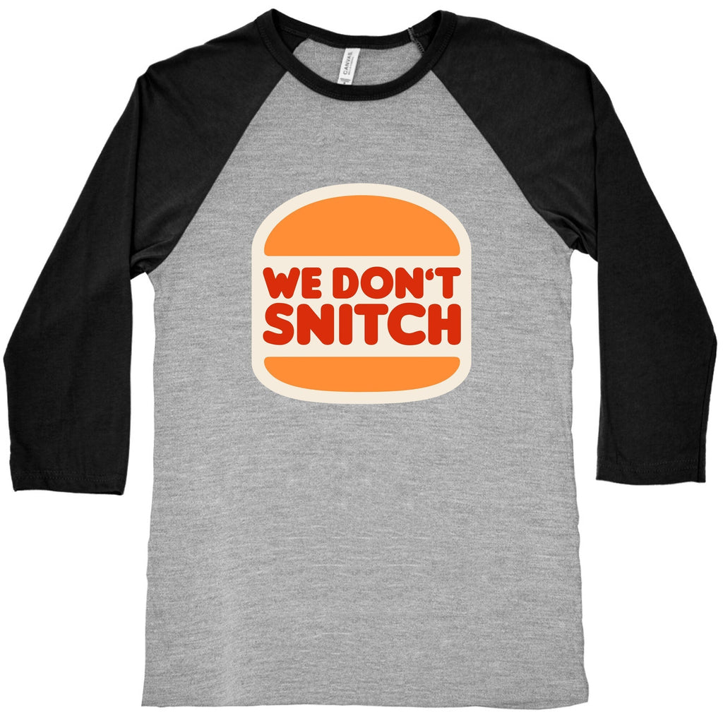 BK We Dont Snitch Luigi Mangione Baseball Tee Style001 Hoodie, Sweatshirt | PureTeeCo.com (Image 2)