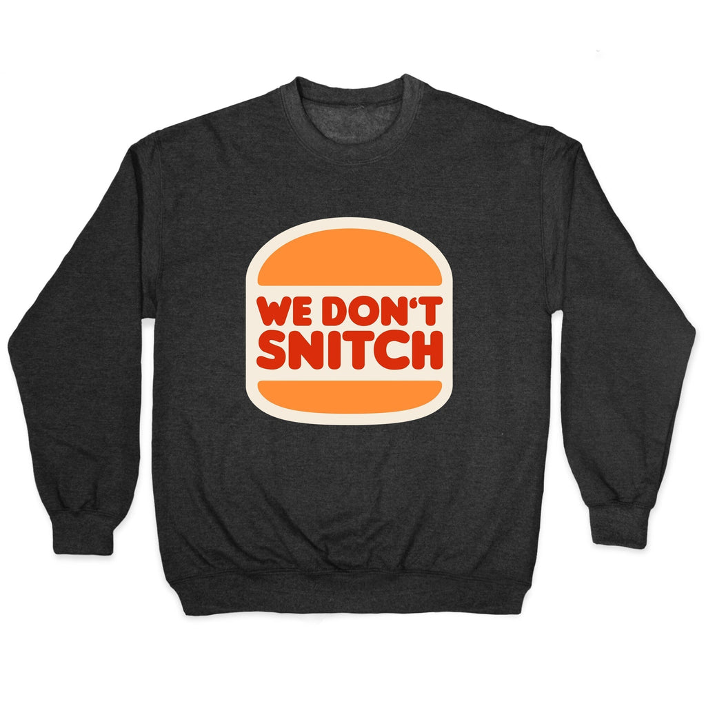 BK We Dont Snitch Luigi Mangione Crewneck Sweatshirt Style001 T-Shirts, Hoodie | PureTeeCo.com (Image 1)