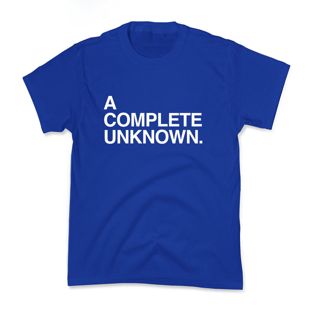 A Complete Unknown Kids Tee Hoodie, Sweatshirt | PureTeeCo.com (Image 4)