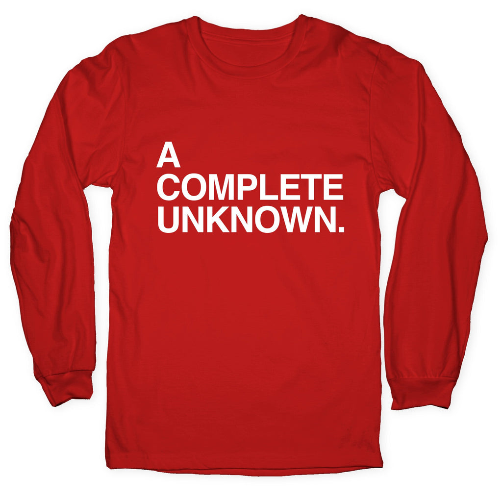 A Complete Unknown Longsleeve Tee Hoodie, Sweatshirt | PureTeeCo.com (Image 5)