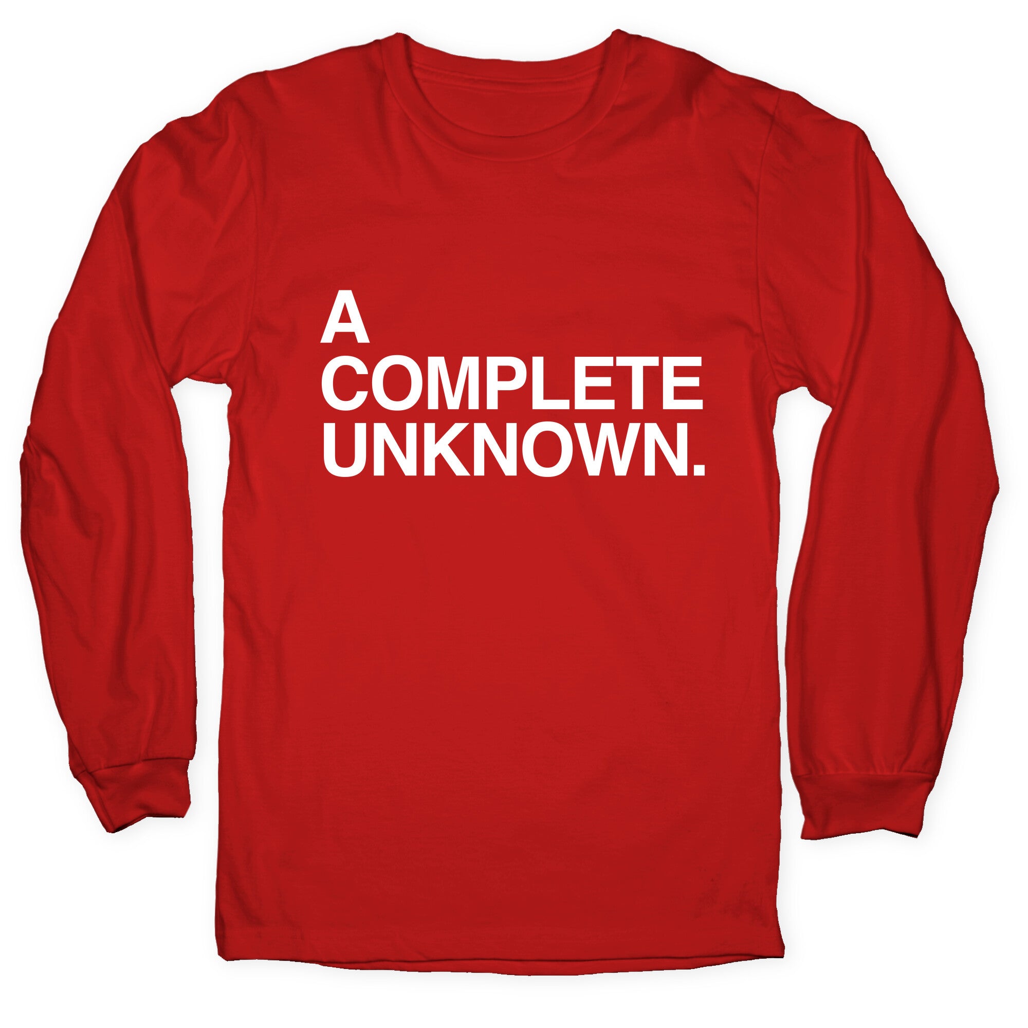A Complete Unknown Longsleeve Tee Hoodie, Sweatshirt | PureTeeCo.com (Image 5)