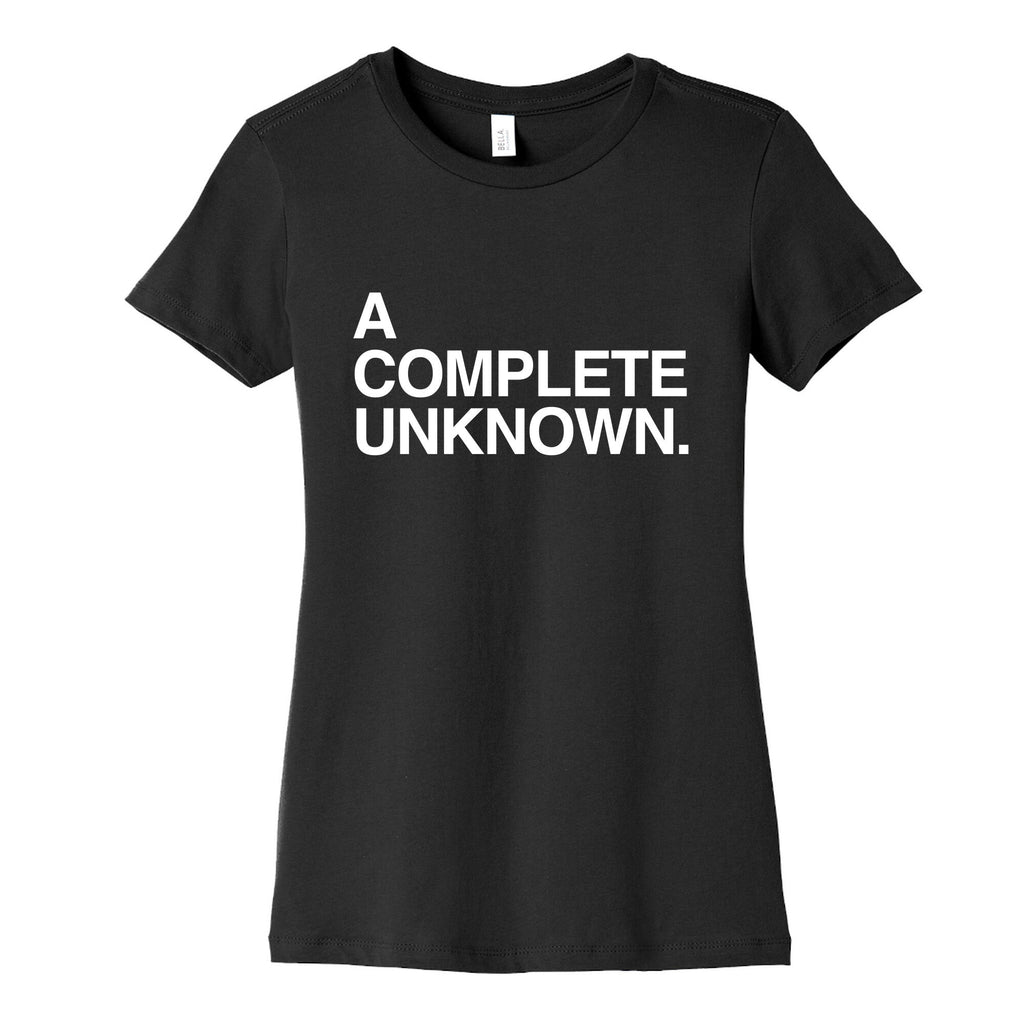 A Complete Unknown Womens Cotton Tee Hoodie, Sweatshirt | PureTeeCo.com (Image 3)