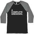 A Complete Unknown Baseball Tee Hoodie, Sweatshirt | PureTeeCo.com (Image 1)