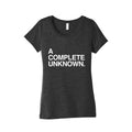 A Complete Unknown Womens Triblend Tee Hoodie, Sweatshirt | PureTeeCo.com (Image 1)