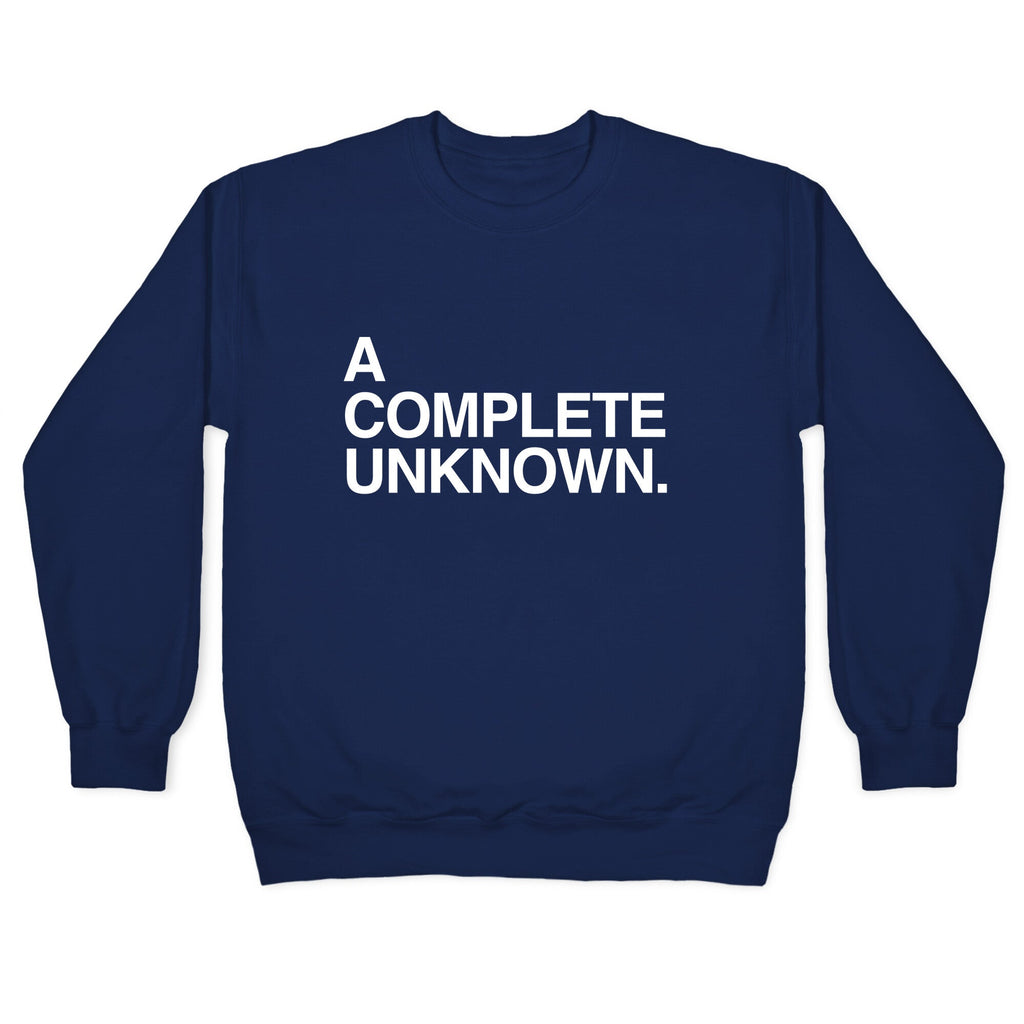 A Complete Unknown Crewneck Sweatshirt T-Shirts, Hoodie | PureTeeCo.com (Image 3)