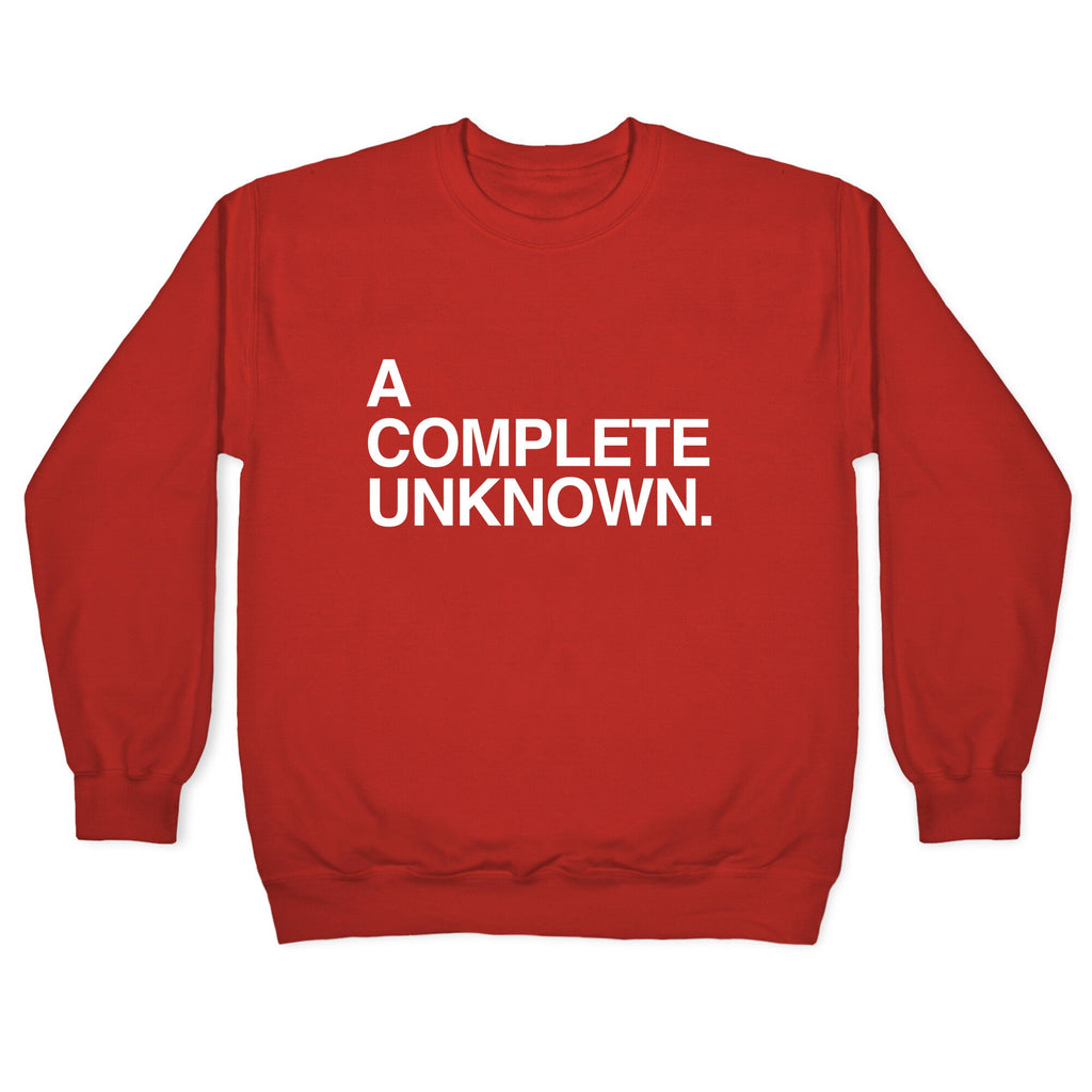A Complete Unknown Crewneck Sweatshirt T-Shirts, Hoodie | PureTeeCo.com (Image 4)