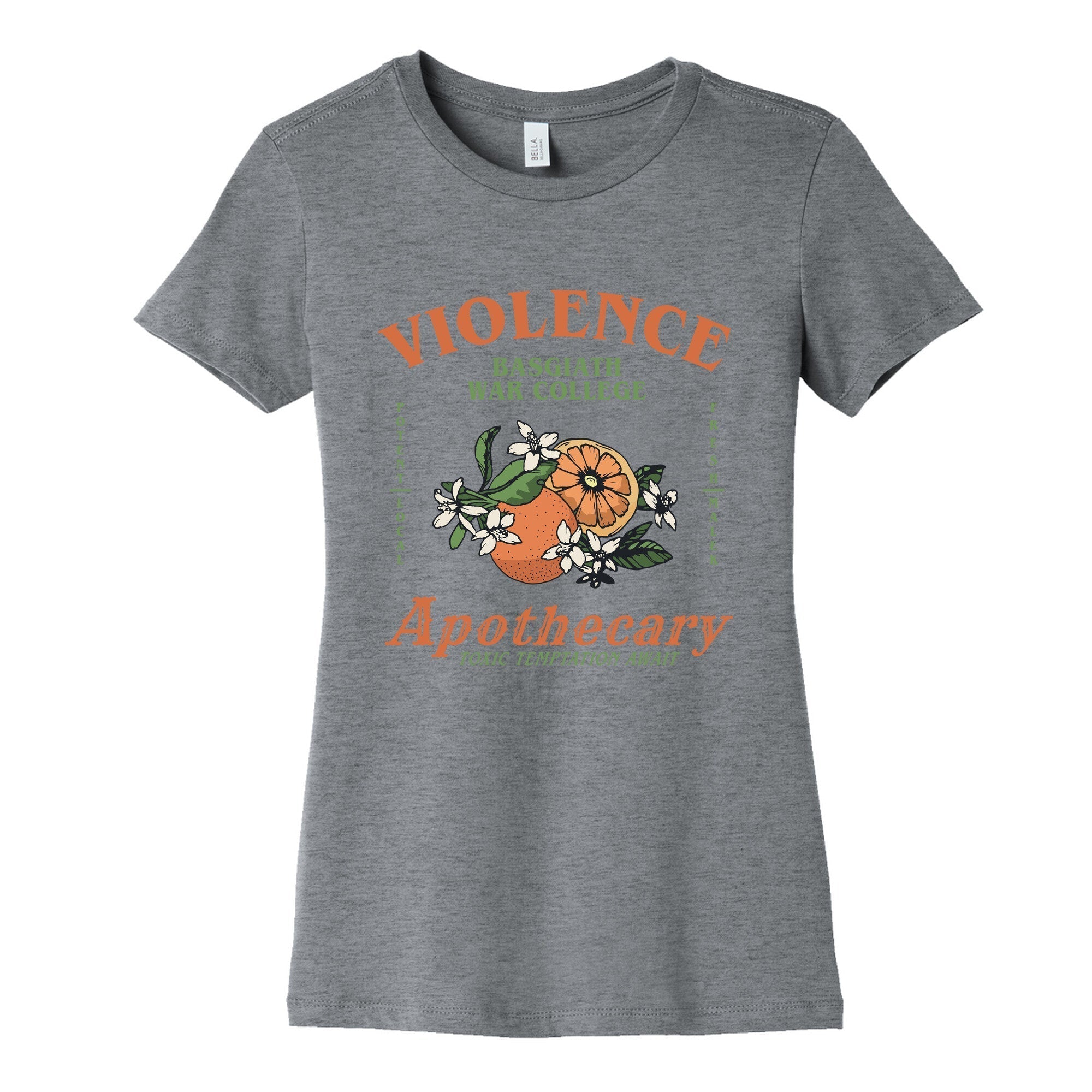 Fourth Wing Violence Apothecary Womens Cotton Tee Style001 Hoodie, Sweatshirt | PureTeeCo.com (Image 1)