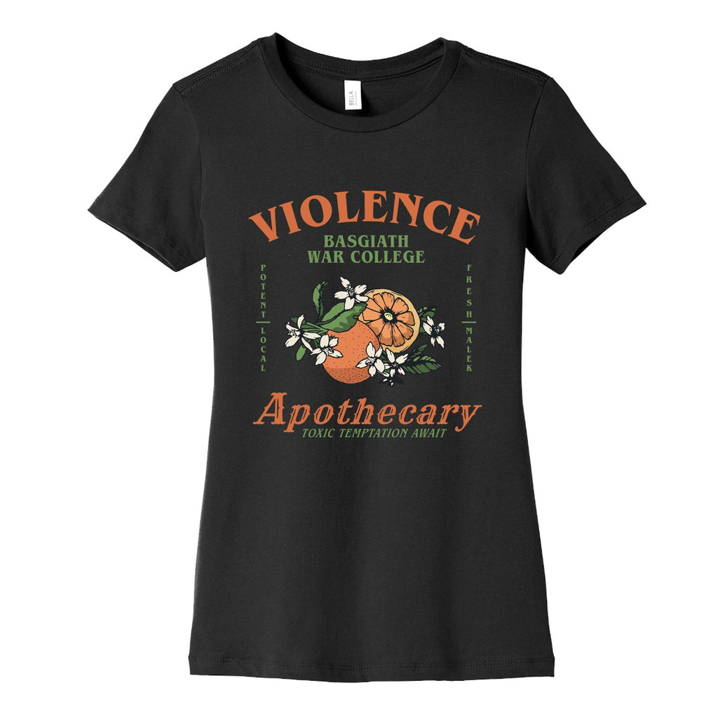 Fourth Wing Violence Apothecary Womens Cotton Tee Style001 Hoodie, Sweatshirt | PureTeeCo.com (Image 3)