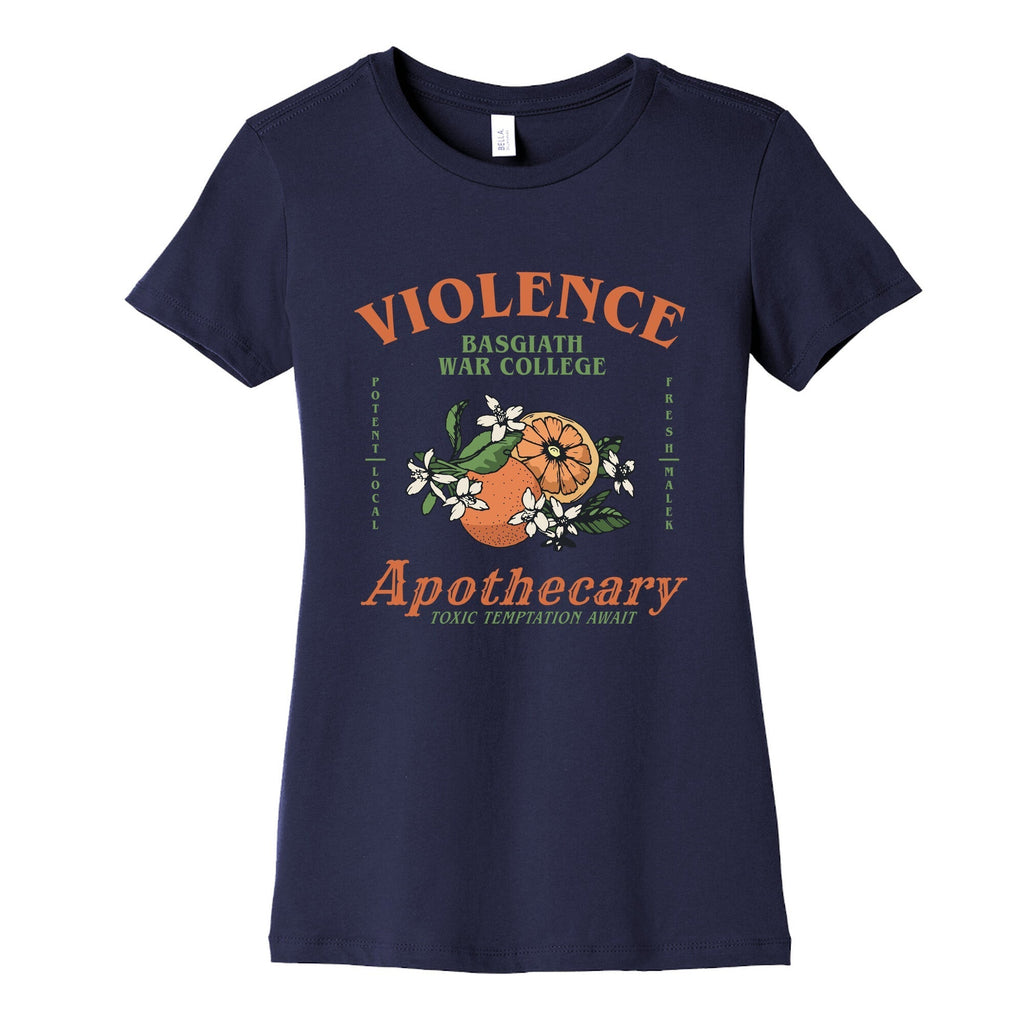 Fourth Wing Violence Apothecary Womens Cotton Tee Style001 Hoodie, Sweatshirt | PureTeeCo.com (Image 5)