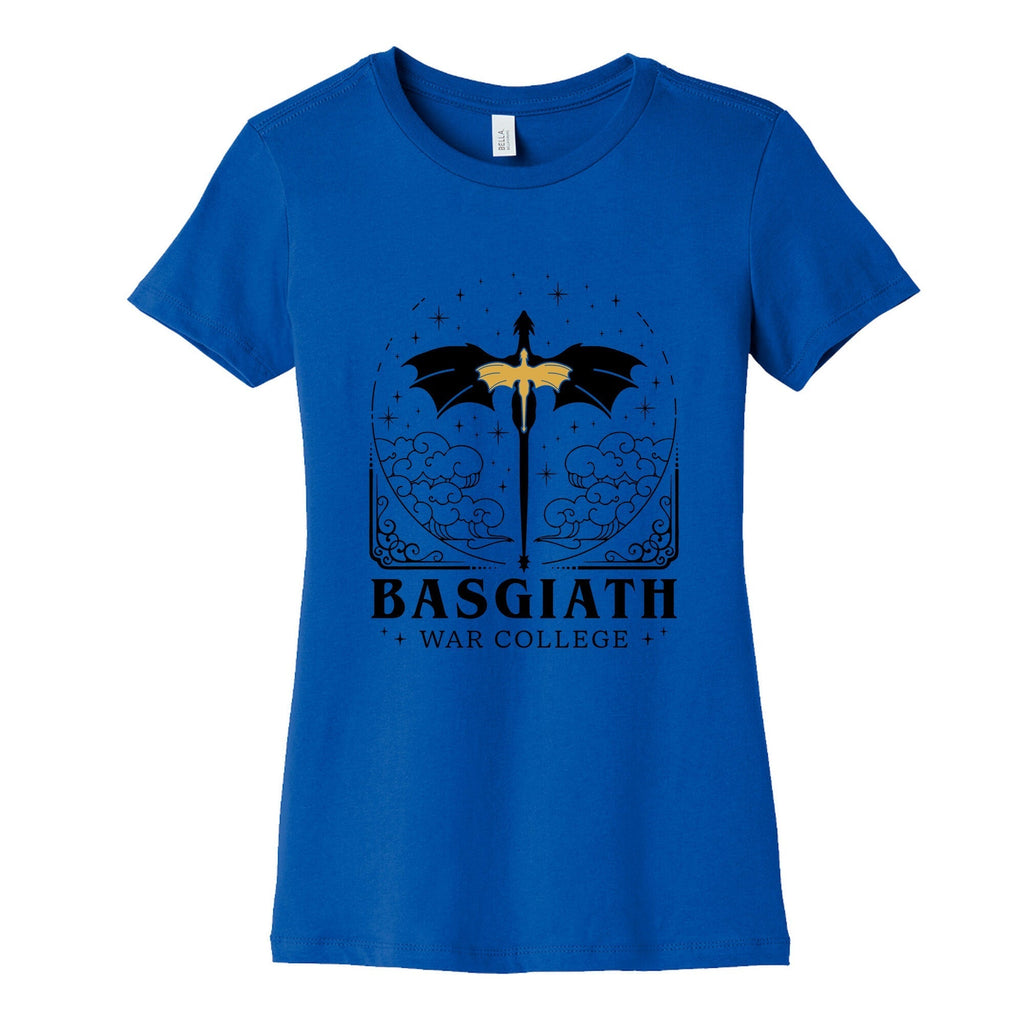 Fourth Wing Basgiath War College Womens Cotton Tee Hoodie, Sweatshirt | PureTeeCo.com (Image 2)