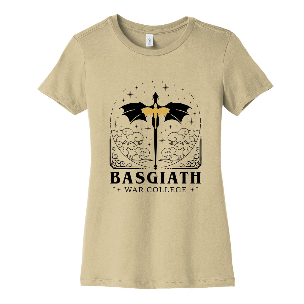 Fourth Wing Basgiath War College Womens Cotton Tee Hoodie, Sweatshirt | PureTeeCo.com (Image 3)